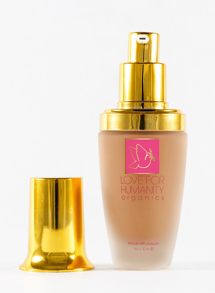 FLAWLESS FOUNDATION - Sandalwood - Love For Humanity Organics