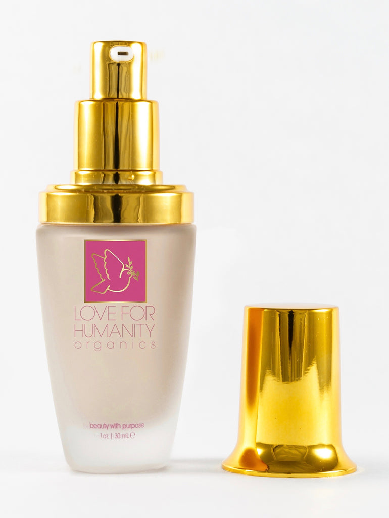 FLAWLESS FOUNDATION- Bisque - Love For Humanity Organics